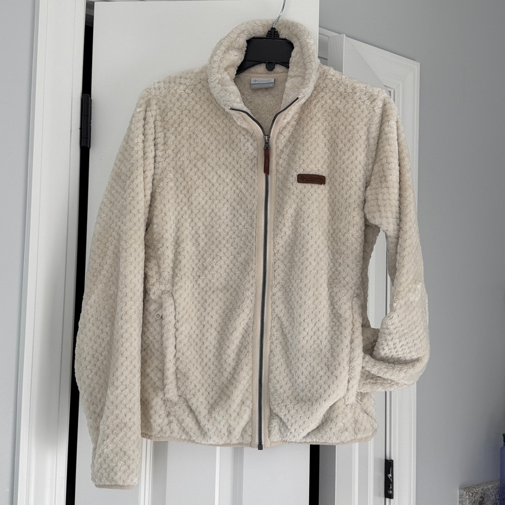 Columbia Women’s  Fire Side™ II Sherpa Full Zip Fleece Chalk | Size M